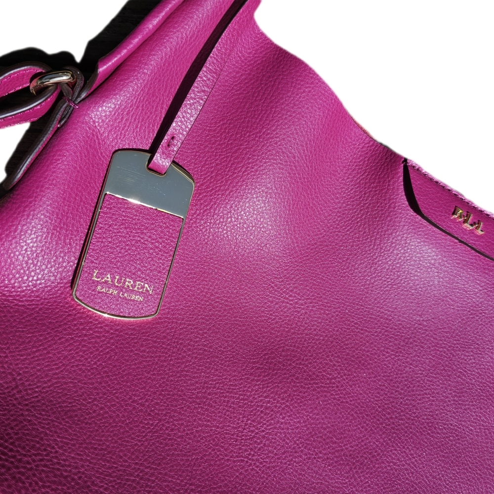 Lauren Ralph Lauren Pink Leather Bag